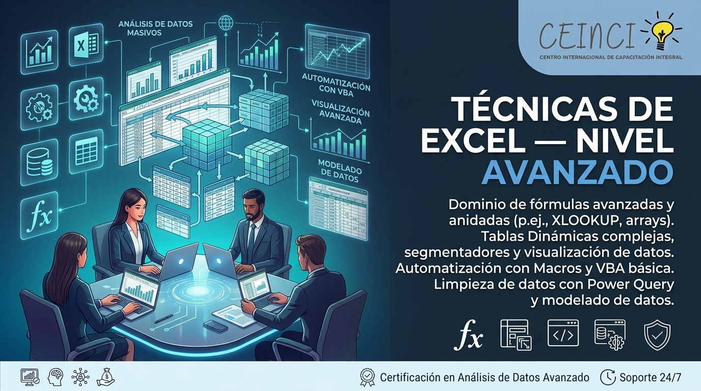 Técnicas de Excel — Nivel Avanzado